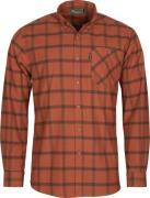 Pinewood Men's Värnamo Flannel Shirt Terracotta/Suedebr