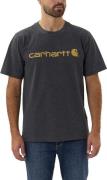 Carhartt Men's Core Logo T-Shirt Short Sleeve Carbon Heather