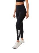 Björn Borg Women's Borg Logo Tights Black Beauty