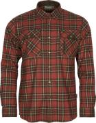 Pinewood Men's Prestwick Exclusive Shirt Dark Terracotta/Dark Green