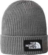 The North Face Kids' TNF Box Logo Cuff Beanie TNF Medium Grey Heather