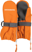 Didriksons Kids' Biggles Zip Mittens 7 Orange Jam