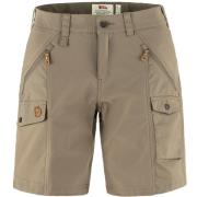 Fjällräven Women's Nikka Shorts Curved Suede Brown