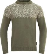 Devold Bjørnøya Sweater Crew Neck Lichen/offwhite