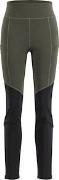 Lundhags Women's Fulu Wool Tights Olive/Black