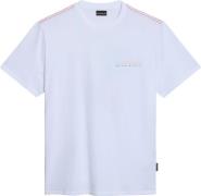 Napapijri Men's Gras Short Sleeve T-Shirt Bright White