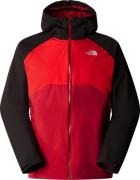 The North Face Men's Stratos Hooded Jacket Garnet Red/High Risk Red/TN...