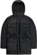 Rains Unisex Askim Long Insulated Cargo Jacket W3T4 Black