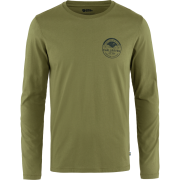 Fjällräven Men's Forever Nature Badge Long Sleeve Caper Green