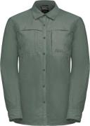 Jack Wolfskin Women's Barrier Long Sleeve Shirt Hedge Green