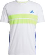 Adidas Men's Adizero Retro Tee White/Lucid Lemon