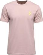 Black Diamond Men's Shredded Short Sleeve Tee Pale Mauve