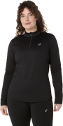 Asics Women's Asics Core Long Sleeve 1/2 Zip Winter Top Performance Bl...