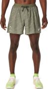 Asics Men's Fujitrail All Over Print 5in Shorts Mantle Green