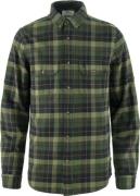 Fjällräven Men's Singi Heavy Flannel Shirt Black-deep Forest