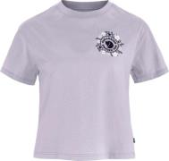 Fjällräven Women's Fjällblomster Logo T-Shirt Lavender Mist