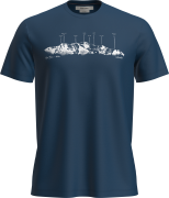 Icebreaker Men's Merino 150 Tech Lite Ss Tee The Peaks Atlantis