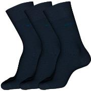 BOSS Strumpor 3P RS Finest Soft Cotton Sock Blå Strl 39/42 Herr