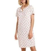 Calida Fruity Dreams Sleepshirt Vit Mönstrad bomull Small Dam