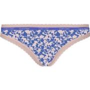 Calvin Klein Trosor Bottoms Up Refresh Thong Blå polyamid Large Dam