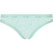 Calvin Klein Trosor Bottoms Up Refresh Thong Aqua polyamid Small Dam