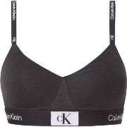 Calvin Klein BH CK96 String Bralette Svart bomull Small Dam