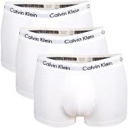 Calvin Klein Kalsonger 3P Cotton Stretch Low Rise Trunks Vit bomull Sm...