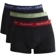 Gant Kalsonger 3P Trunk Svart bomull Small Herr