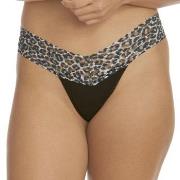 Hanky Panky Trosor 2P Classic Cotton Low Rise Thong Svart mönstrad bom...