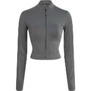 Calvin Klein Sport Seamless Zip Up Jacket Grön polyamid Medium Dam