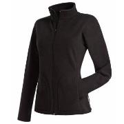 Stedman Active Fleece Jacket For Women Svart polyester Small Dam