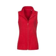 Stedman Active Fleece Vest For Women Röd polyester Small Dam