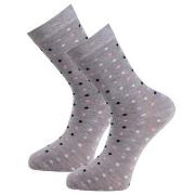 Trofe Bamboo Small Dot Socks Strumpor Grå Strl 39/42 Dam