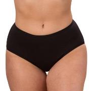 Trofe Cotton Midi Trosor Svart bomull Small Dam