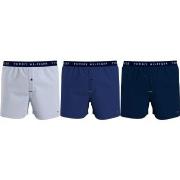 Tommy Hilfiger Kalsonger 3P Recycled Cotton Woven Boxer Shorts Blå/Grå...