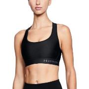 Under Armour BH Mid Crossback Sport Bra Svart polyester Small Dam