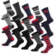 WESC Strumpor 15P Multipack Socks Flerfärgad Strl 39/42 Herr