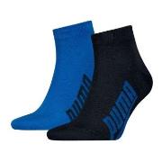 Puma Strumpor 2P Lifestyle Quarter Sock Blå Strl 39/42