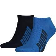 Puma Strumpor 2P Lifestyle Sneaker Sock Svart/Blå Strl 39/42