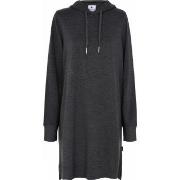 JBS of Denmark Bamboo Hoodie Dress Mörkgrå Small Dam