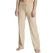 Calida Home Hub Pants Creme bomull Small Dam