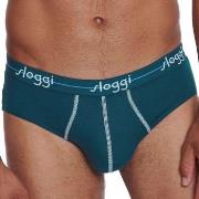 Sloggi Kalsonger 2P For Men Start Midi Blå/Ljusblå bomull Small Herr