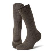 Panos Emporio Strumpor 2P Premium Mercerized Wool Rib Socks Ljusbrun O...