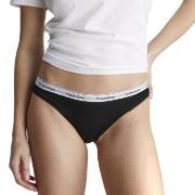 Calvin Klein Trosor 3P Low Rise Bikini Briefs Svart bomull Small Dam