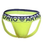 Armani Cotton Jockstrap Kalsonger 2P Limegrön bomull Large Herr