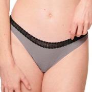 Sloggi Trosor 2P GO Ribbed Brazilian Briefs Svart/Grå ekologisk bomull...