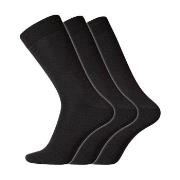 Dovre Strumpor 3P No Elastic Twin Socks Svart bomull Strl 45/48 Herr