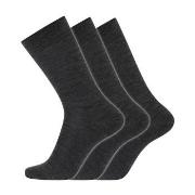 Dovre Strumpor 3P Organic Wool Sock Mörkgrå Strl 45/48 Herr