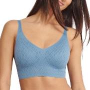 Sloggi BH ZERO Feel Bliss Bralette Ljusblå X-Large Dam