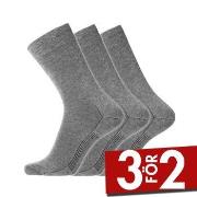 Dovre Strumpor 3P Cotton Socks Grå Strl 45/48 Herr